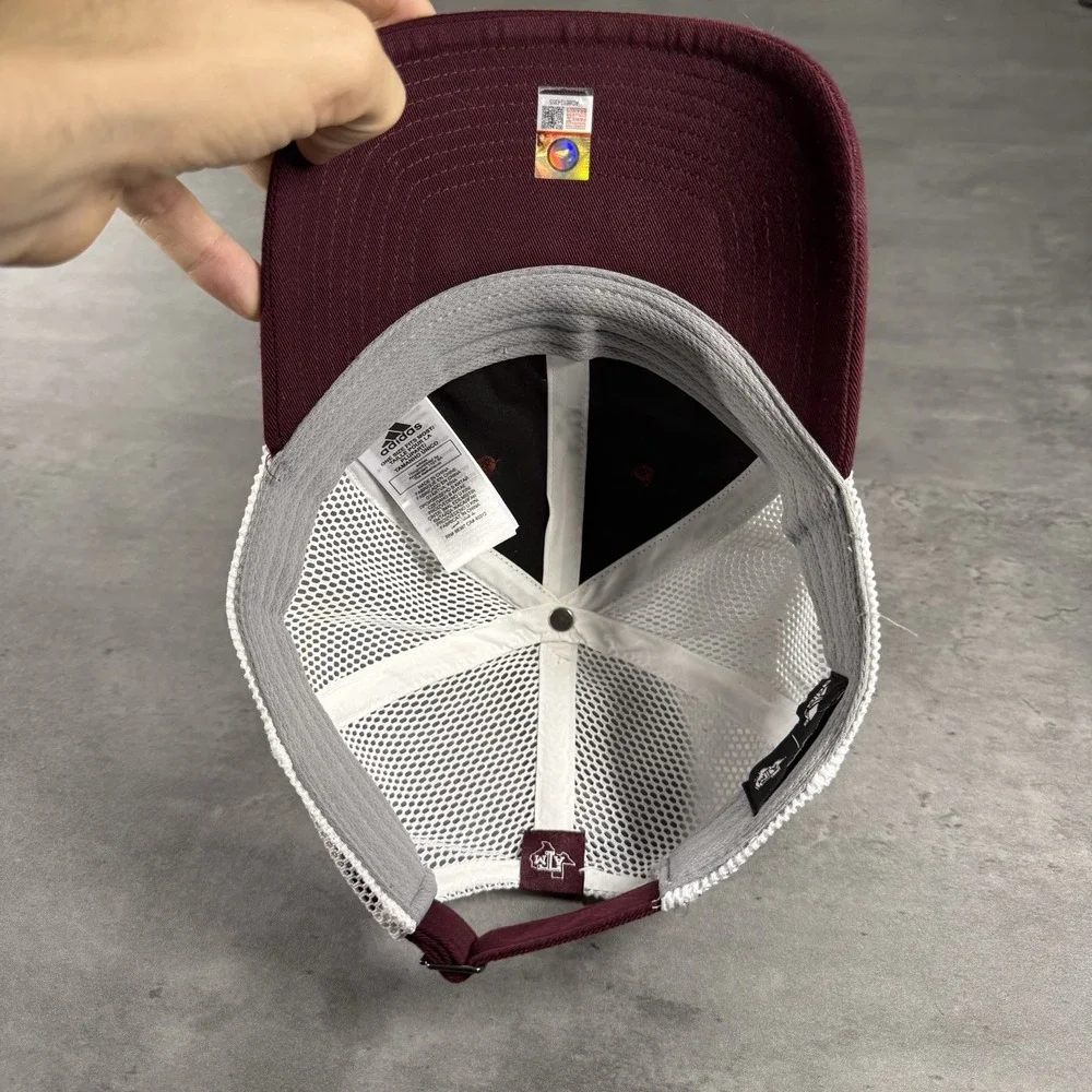Adidas Texas‎ A&M Aggies Hat Maroon White Mesh Lightweight Athletic Sports Cap